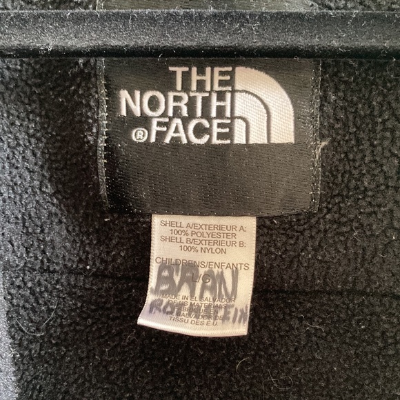 Black fleece unisex The North Face children’s jacket - Picture 4 of 10